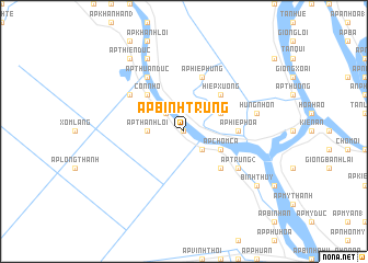 map of Ấp Bình Trung