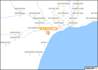 map of Ấp Bình Tú