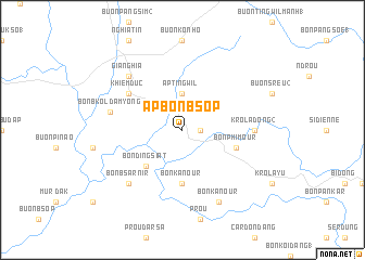 map of Ấp Bon B\