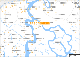 map of Ấp Bông Giếng