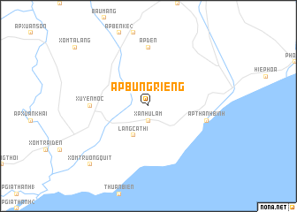 map of Ấp Bung Riềng