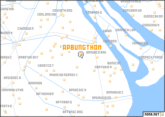 map of Ấp Bưng Thôm