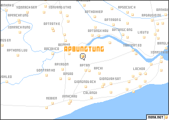 map of Ấp Bưng Tung