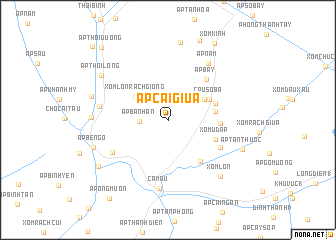 map of Ấp Cái Giữa