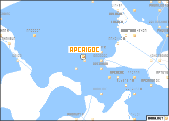 map of Ấp Cái Góc