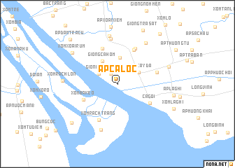 map of Ấp Cá Lóc