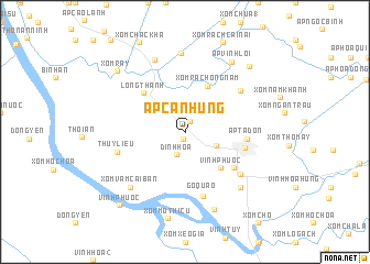 map of Ấp Cà Nhung