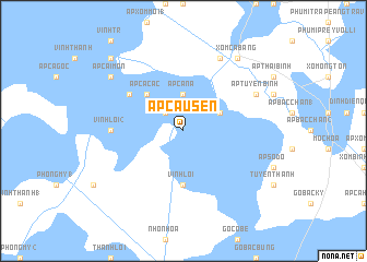 map of Ấp Cầu Sen