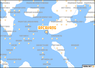 map of Ấp Cá Vàng