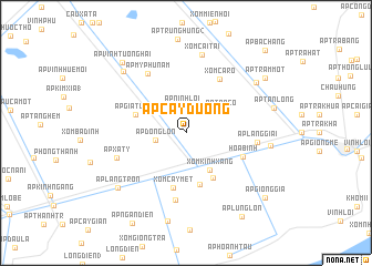 map of Ấp Cây Dương