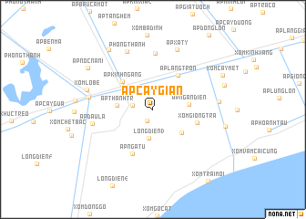 map of Ấp Cây Gian