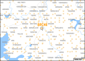 map of Apche