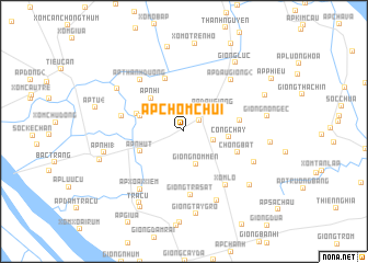 map of Ấp Chòm Chúi