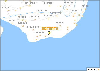 map of Ấp Cồn Cù