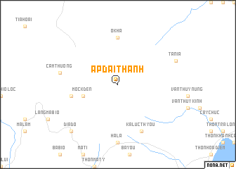map of Ấp Ðại Thạnh