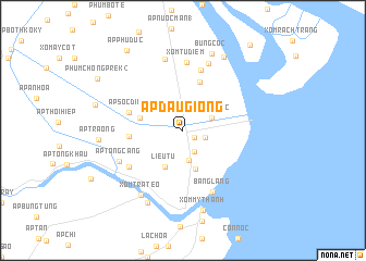 map of Ấp Ðầu Giồng