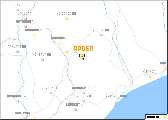 map of Ấp Ðen