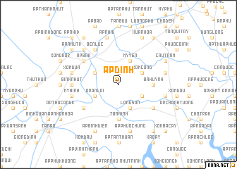 map of Ấp Ðình