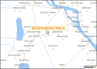 map of Ấp Ðông Bình Trạch