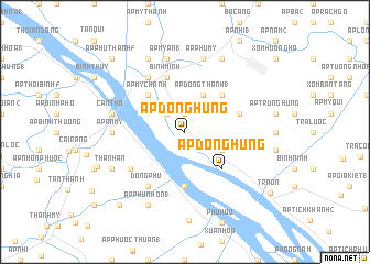map of Ấp Ðông Hưng