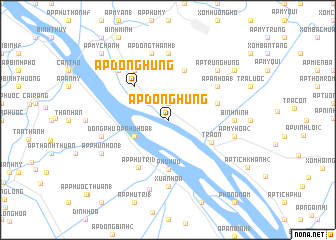 map of Ấp Ðông Hưng