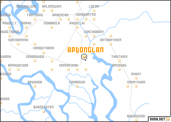 map of Ấp Ðông Lân