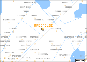 map of Ấp Ðông Lộc