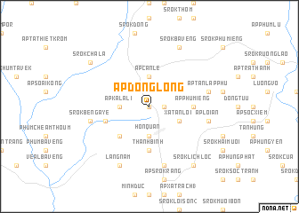 map of Ấp Ðông Long