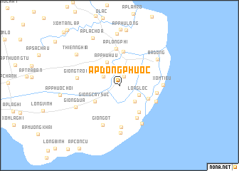 map of Ấp Ðông Phước