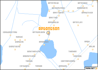 map of Ấp Ðông Sơn