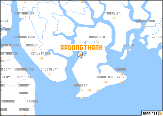 map of Ấp Dồng Thành