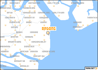 map of Ấp Ðông