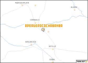 map of Apeadero Cochabamba