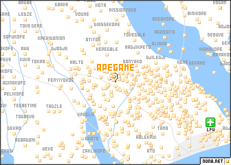 map of Apégame