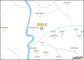 map of Apele