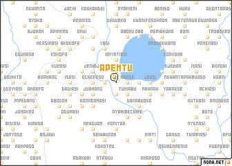 map of Apemtu