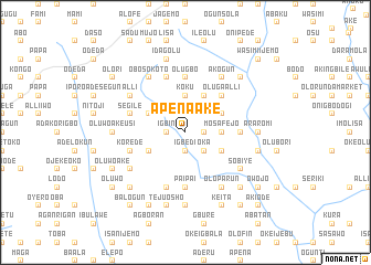 map of Apena Ake