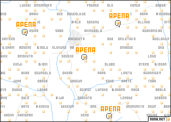 map of Apena