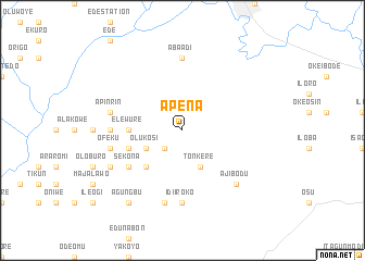 map of Apena