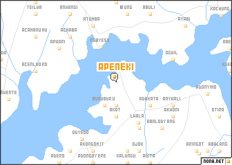 map of Apeneki