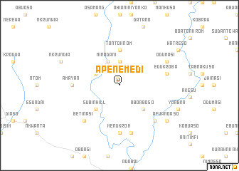 map of Apenemedi