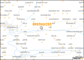 map of Apenhuizen