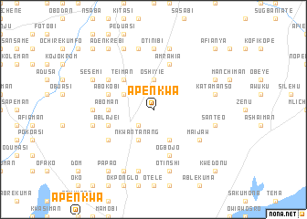 map of Apenkwa