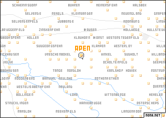 map of Apen
