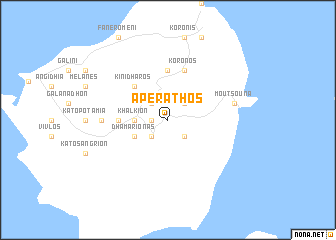 map of Apérathos