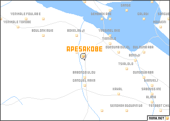 map of Apé Sakobé