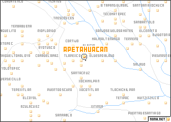 map of Apetahuacan