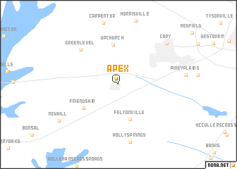 map of Apex