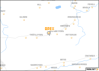 map of Apex