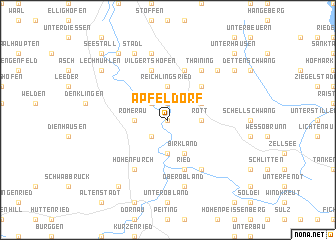 map of Apfeldorf